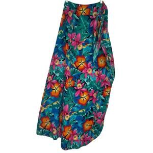 Hilo Hattie The Hawaiian Original Tropical floral maxi skirt Women's One Size